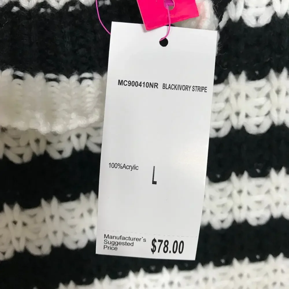 Catherine Malandrino Stripe Turtleneck Sweater - Picture 6 of 8